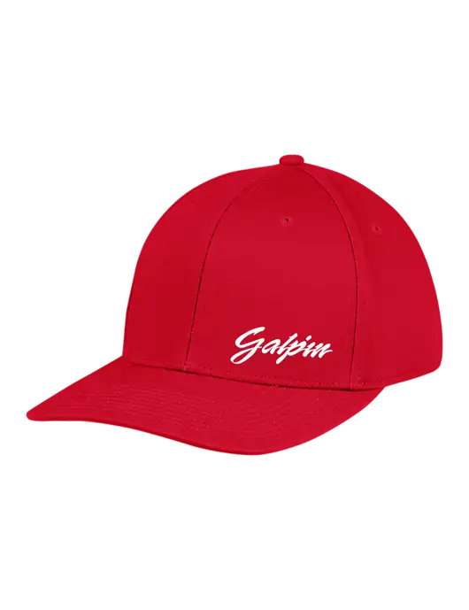 Premium Modern Structured Twill Red Snapback Cap w/Galpin Ford Logo