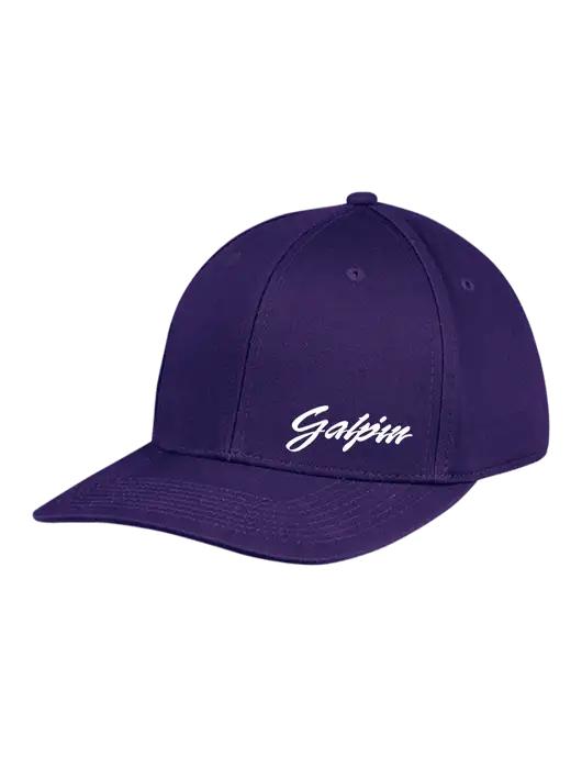 Premium Modern Structured Twill Purple Snapback Cap w/Galpin Ford Logo