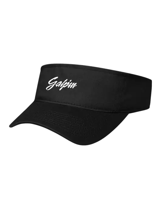 Black Cap Visor w/Galpin Ford Logo