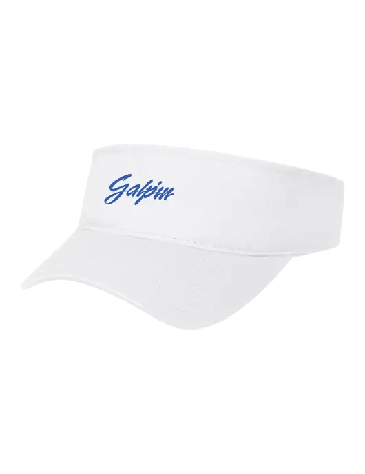 White Cap Visor w/Galpin Ford Logo