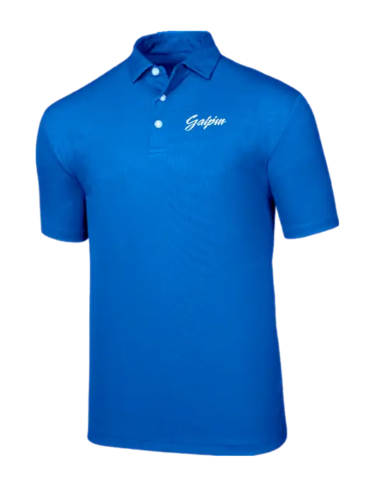 Callaway Birdseye Dark Carolina Blue Polo w/Galpin Ford Logo