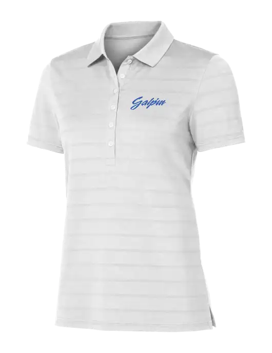 Callaway Womens Bright White Ventilated Polo w/Galpin Ford Logo