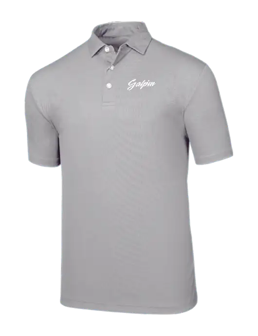 Callaway Birdseye Light Grey Polo w/Galpin Ford Logo