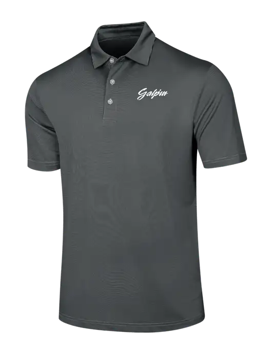 Callaway Black Fine Line Stripe Polo w/Galpin Ford Logo