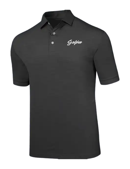 Callaway Black Fashion Tonal Polo w/Galpin Ford Logo