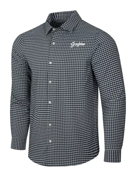 Dark Grey/White City Stretch Shirt w/Galpin Ford Logo