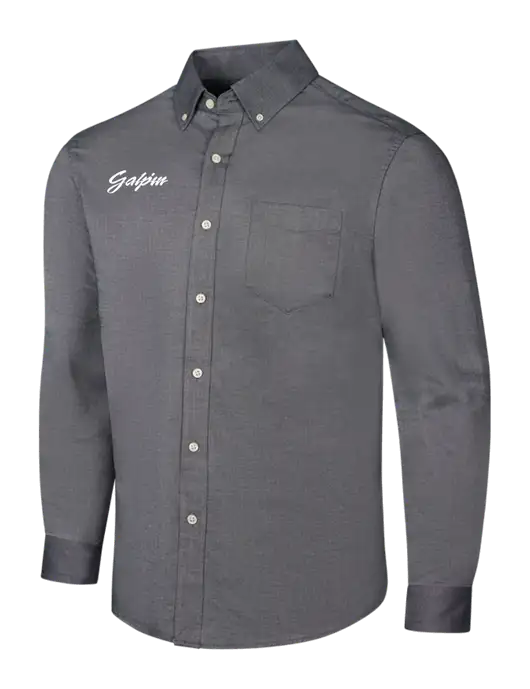 Dark Grey SuperPro Oxford Shirt w/Galpin Ford Logo