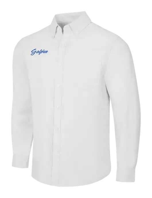 White SuperPro Oxford Shirt w/Galpin Ford Logo