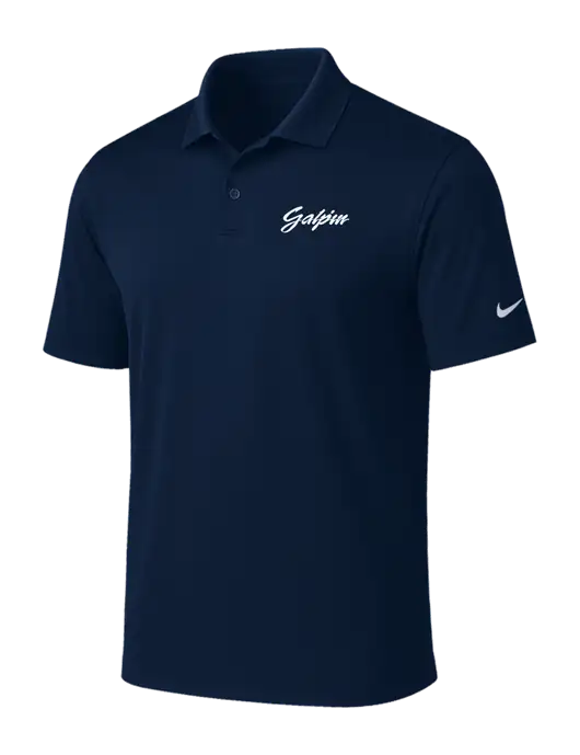 NIKE Navy Victory Solid Polo w/Galpin Ford Logo