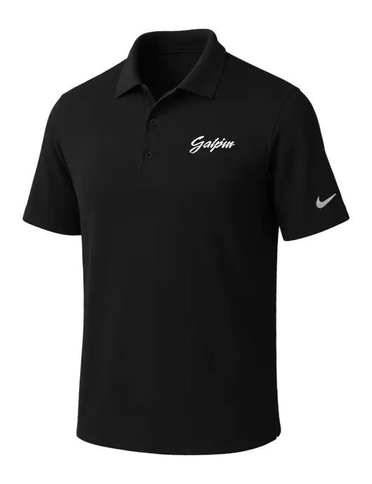 NIKE Black Dri-Fit Micro Pique Polo w/Galpin Ford Logo