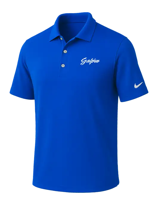 NIKE Royal Dri-Fit Micro Pique Polo w/Galpin Ford Logo
