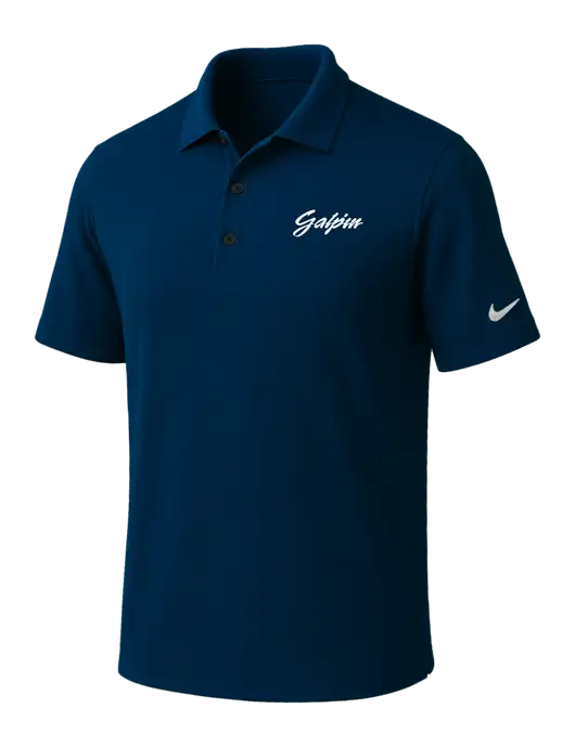 NIKE Navy Dri-Fit Micro Pique Polo w/Galpin Ford Logo