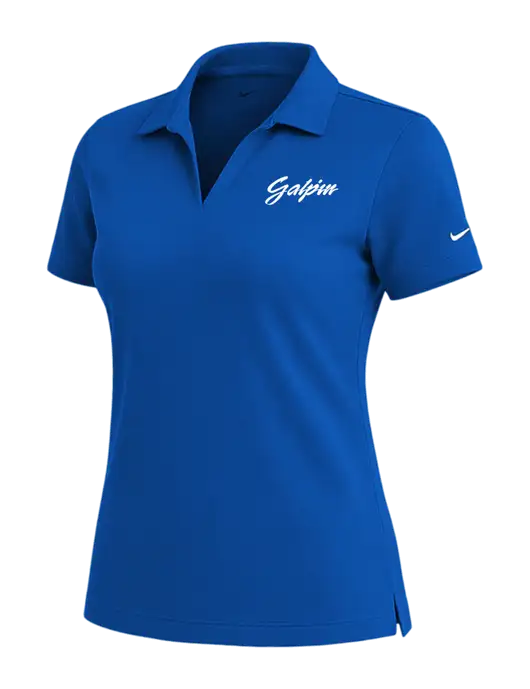 NIKE Royal Womens Dri-Fit Micro Pique Polo w/Galpin Ford Logo