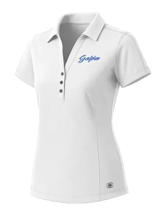 OGIO Womens White ONYX Polo w/Galpin Ford Logo