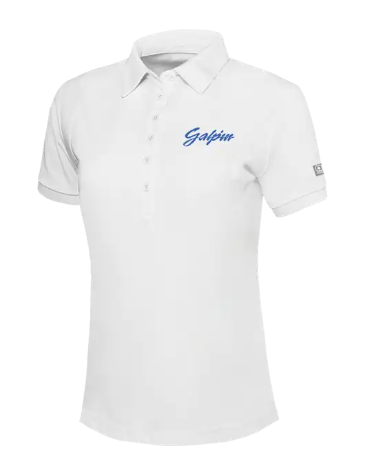 OGIO Womens Bright White Jewel Polo w/Galpin Ford Logo