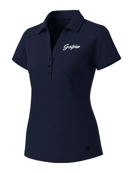 OGIO Womens Navy ONYX Polo w/Galpin Ford Logo