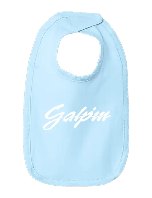 Rabbit Skins Light Blue Infant Premium Jersey Bib w/Galpin Ford Logo