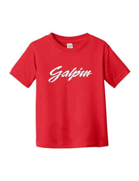 Rabbit Skins Red Toddler Fine Jersey Tee w/Galpin Ford Logo