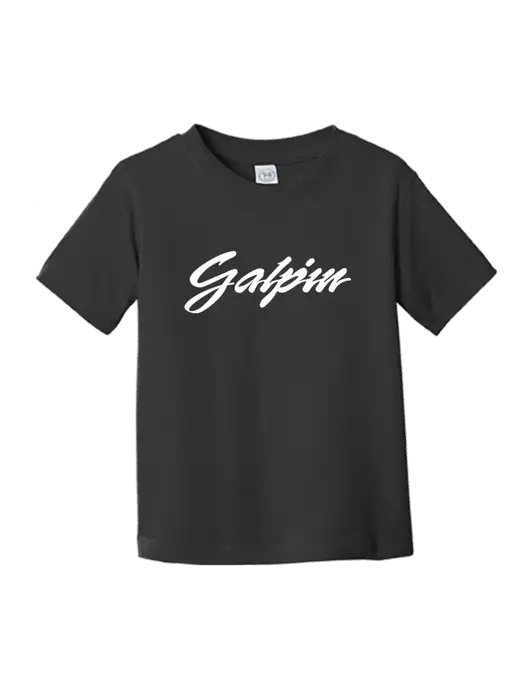 Rabbit Skins Black Toddler Fine Jersey Tee w/Galpin Ford Logo
