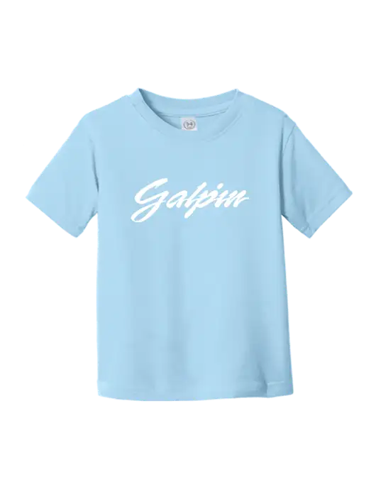 Rabbit Skins Light Blue Toddler Fine Jersey Tee w/Galpin Ford Logo