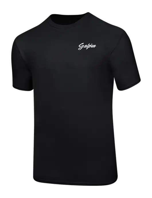 Ring Spun Jet Black 4.5 oz T-Shirt w/Galpin Ford Logo