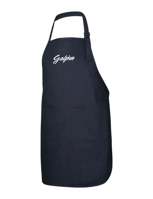 Full-Length Black Apron With Pockets w/Galpin Ford Logo