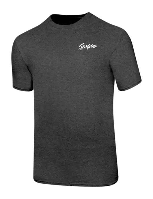 Ring Spun Dark Heather Grey 4.5 oz T-Shirt w/Galpin Ford Logo