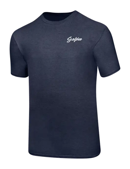 Ring Spun Heather Navy 4.5 oz T-Shirt w/Galpin Ford Logo