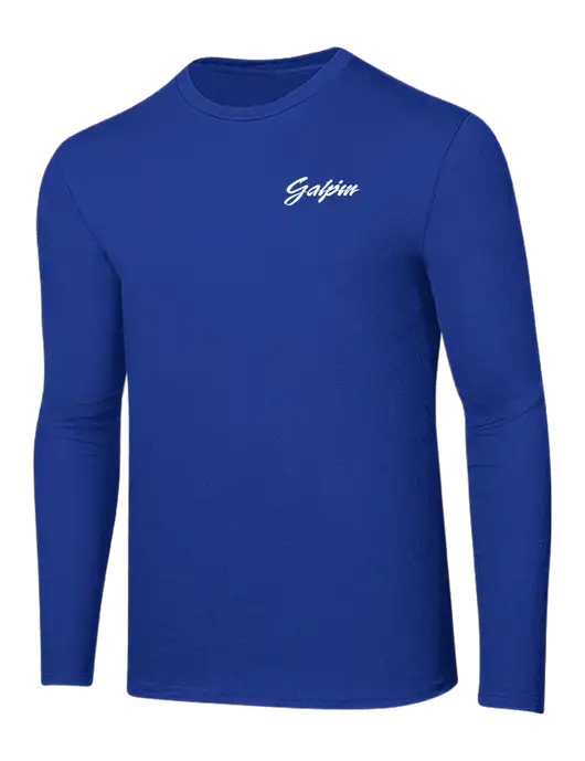 Ring Spun True Royal 4.5 oz Long Sleeve T-Shirt w/Galpin Ford Logo