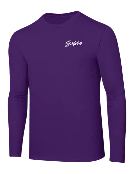 Ring Spun Purple 4.5 oz Long Sleeve T-Shirt w/Galpin Ford Logo