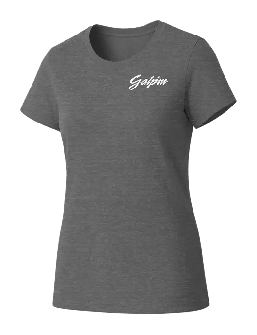 Womens Seriously Soft Grey Frost T-Shirt w/Galpin Ford Logo