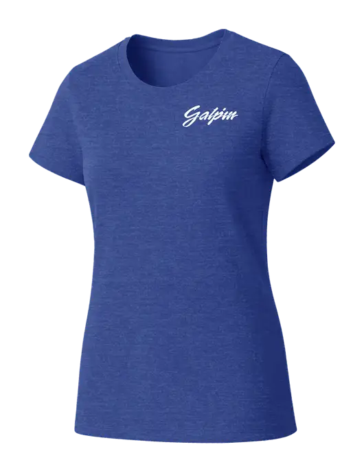Womens Seriously Soft Royal Frost T-Shirt w/Galpin Ford Logo
