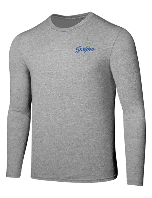 Seriously Soft Light Heathered Grey Long Sleeve T-Shirt w/Galpin Ford Logo