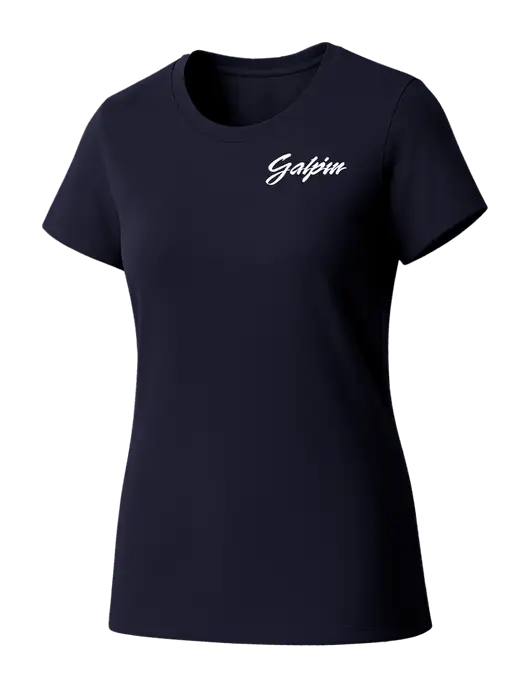 Womens Seriously Soft New Navy T-Shirt w/Galpin Ford Logo
