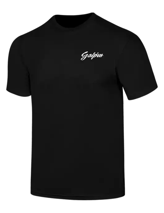 Simply Soft Black 4.5oz  Poly/Combed Ring Spun Cotton T-Shirt w/Galpin Ford Logo