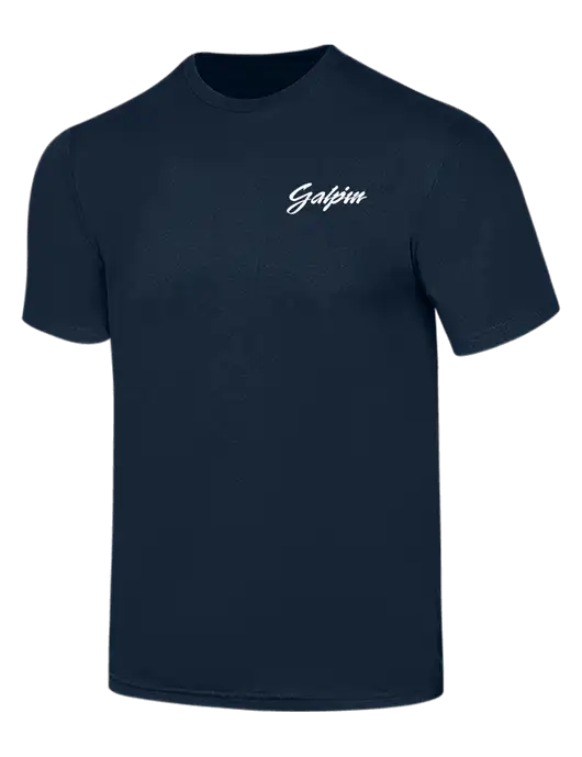 Simply Soft Navy 4.5oz  Poly/Combed Ring Spun Cotton T-Shirt w/Galpin Ford Logo