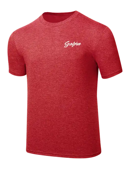 Simply Soft Red Frost 4.5oz  Poly/Combed Ring Spun Cotton T-Shirt w/Galpin Ford Logo