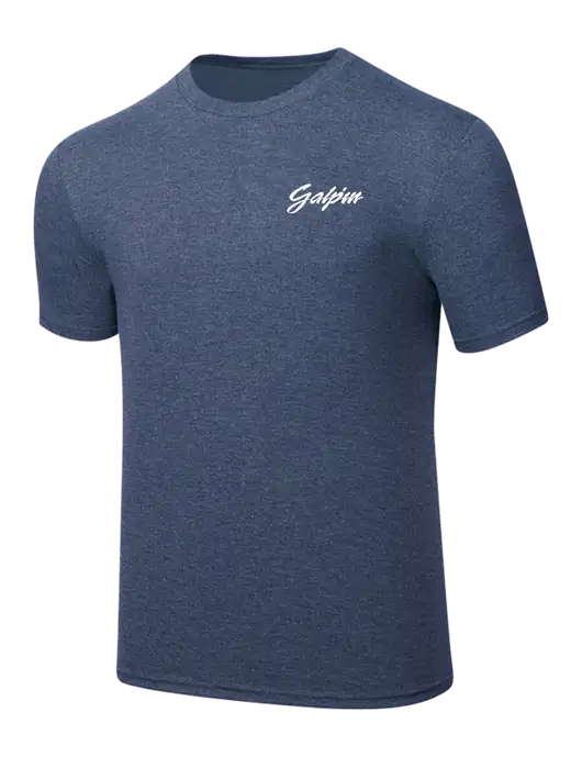 Simply Soft Navy Frost 4.5oz  Poly/Combed Ring Spun Cotton T-Shirt w/Galpin Ford Logo