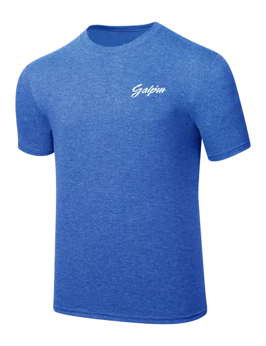 Simply Soft Royal Frost 4.5oz  Poly/Combed Ring Spun Cotton T-Shirt w/Galpin Ford Logo
