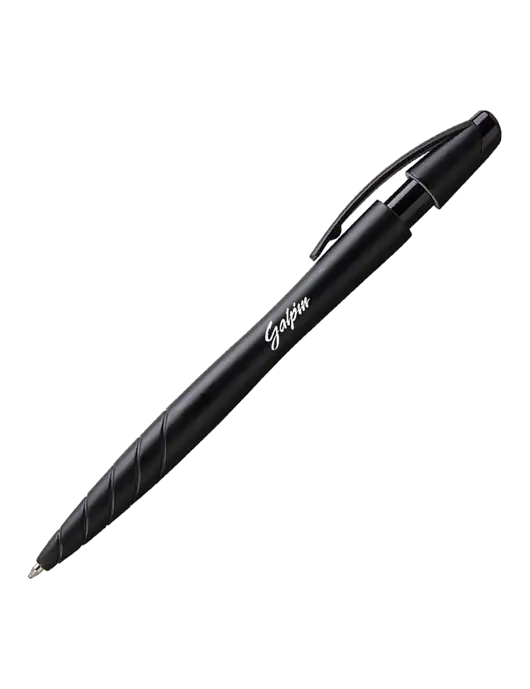 Awali Black Metallic Pen - Black Ink w/Galpin Ford Logo