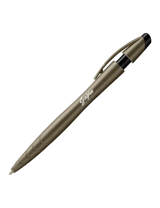 Awali Grey Metallic Pen - Black Ink w/Galpin Ford Logo
