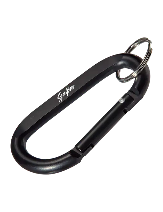 Black Carabiner & Key Ring w/Galpin Ford Logo