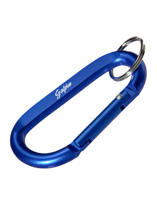 Blue Carabiner & Key Ring w/Galpin Ford Logo