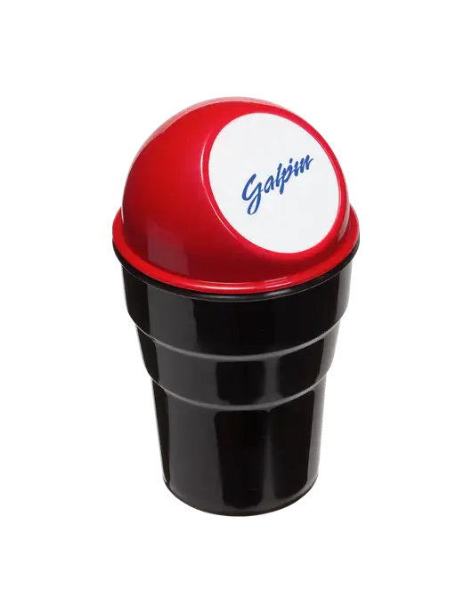 Red Car Cup Holder Trash Can w/Galpin Ford Logo