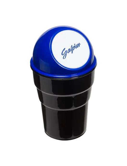 Blue Car Cup Holder Trash Can w/Galpin Ford Logo