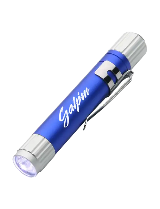 Blue Aluminum LED Penlight w/Galpin Ford Logo