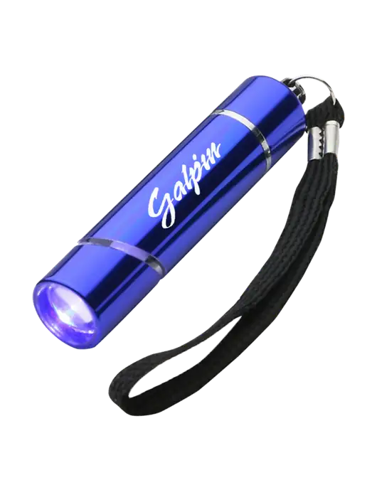 Blue Aluminum Scope LED Flashlight w/Galpin Ford Logo
