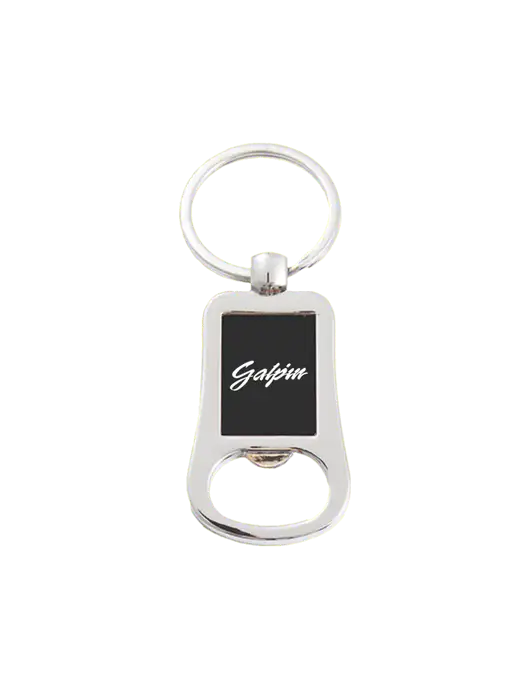 Silver & Black Bottle Opener Keychain w/Galpin Ford Logo