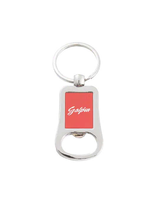 Silver & Red Bottle Opener Keychain w/Galpin Ford Logo
