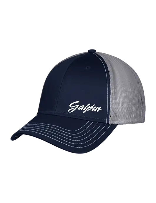 Navy & Grey Mesh Trucker Cap Snap Back w/Galpin Ford Logo